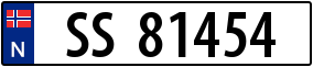 Truck License Plate